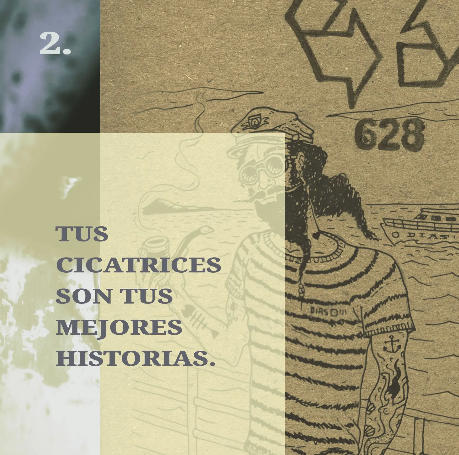 Detalle de la ilustración presente en Sailing Stories